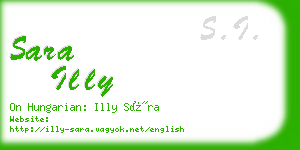 sara illy business card